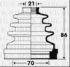 BORG & BECK BCB2899 Bellow, driveshaft